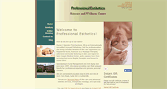 Desktop Screenshot of professionalesthetics.net